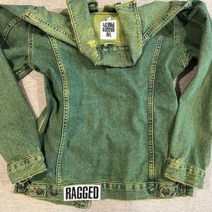 The Ragged Priest Green Denim Jacket